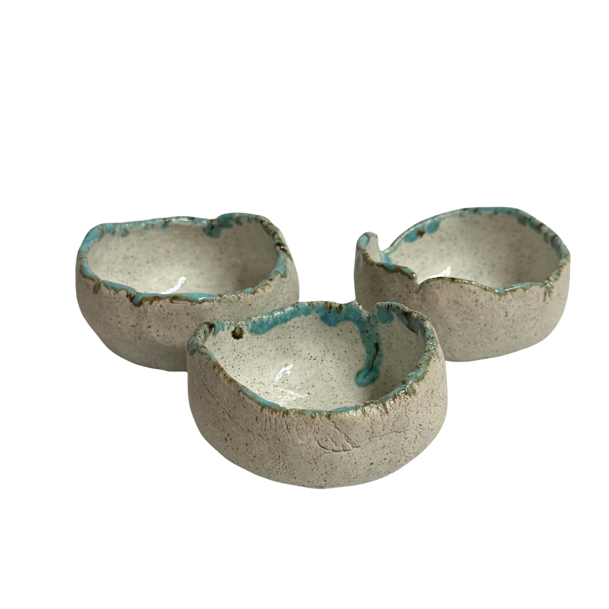 POTTERESS BY ALICIA - Small Bowl Sets- Blue & White #1