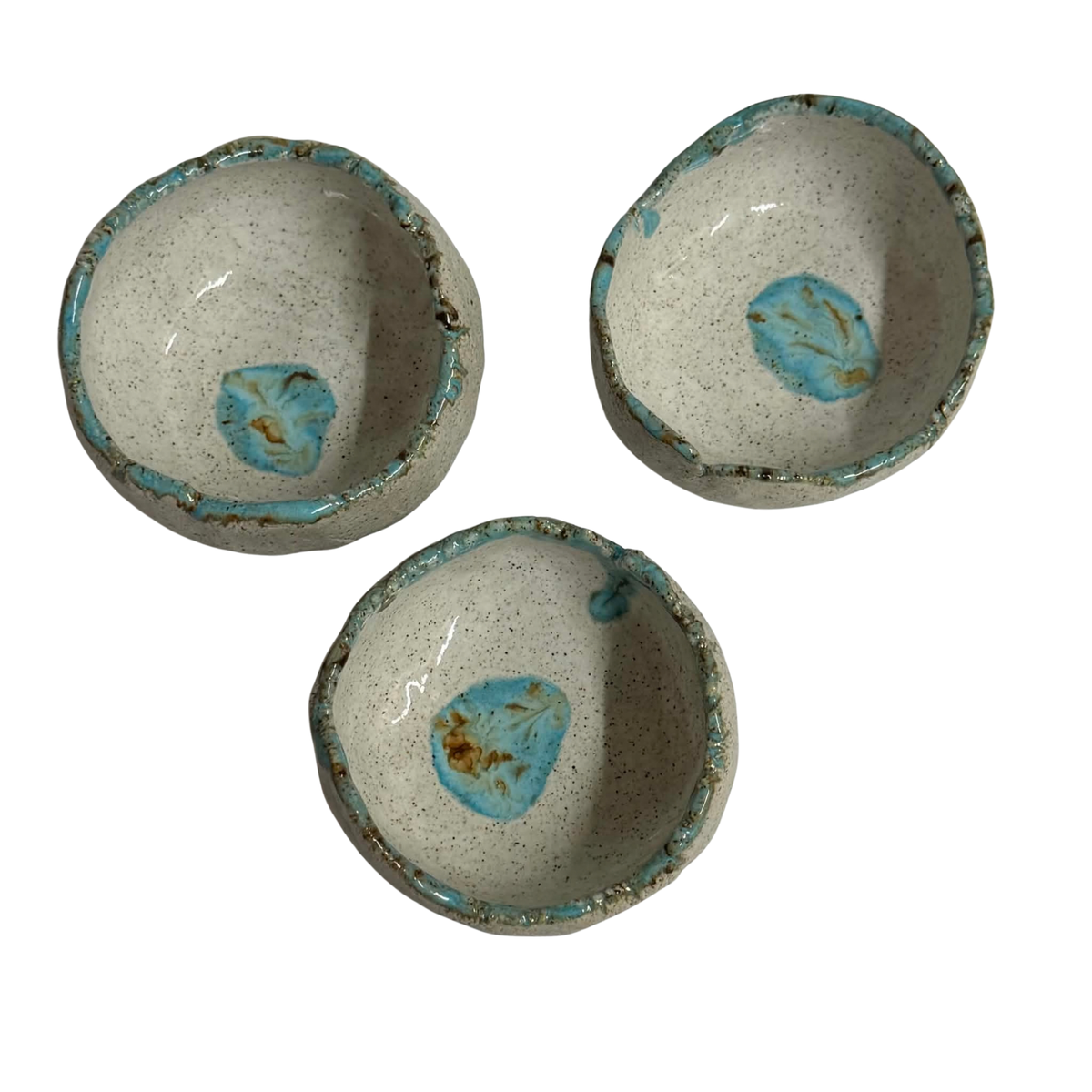 POTTERESS BY ALICIA - Small Bowl Sets- Blue & White #1