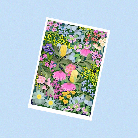 CLAIRE ISHINO- SMALL LIMITED EDITION A5 PRINTS- Australian Native Flora