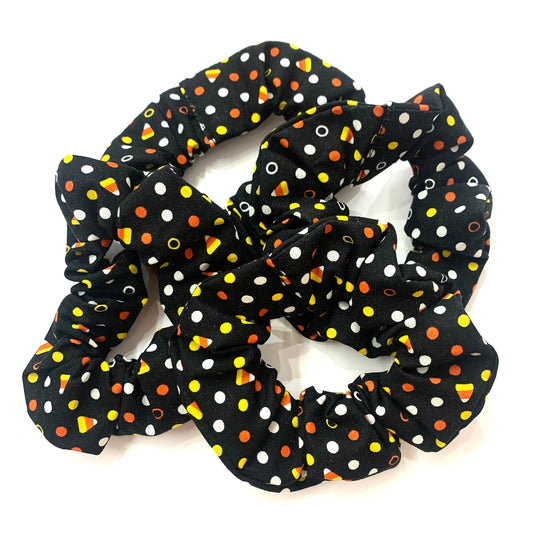 MUMMA WHOOPEE - "Candy Corn" REGULAR HALLOWEEN SCRUNCHIE