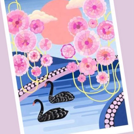 CLAIRE ISHINO- MEDIUM LIMITED EDITION A5 PRINTS- WE MET IN SPRING