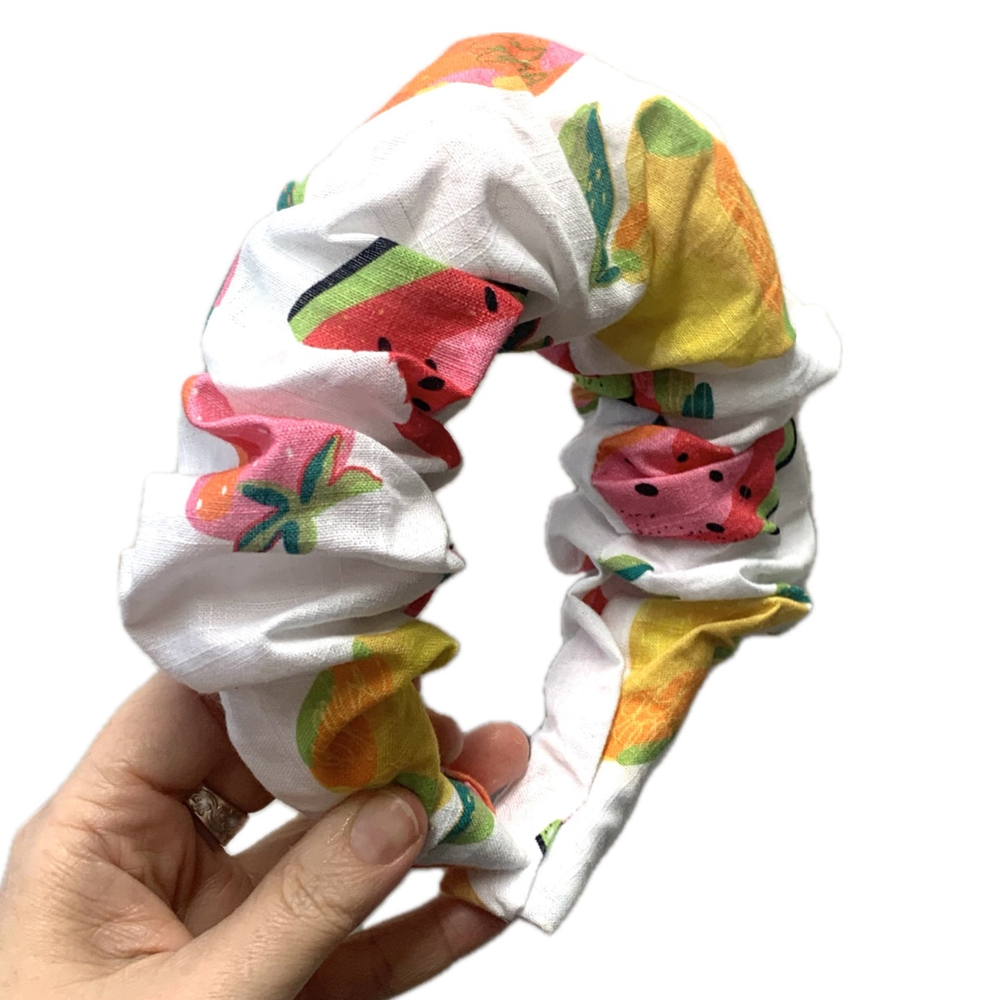 THIS BIRD HAS FLOWN -  JUMBO SCRUNCHIE HEADBANDS- Fruity