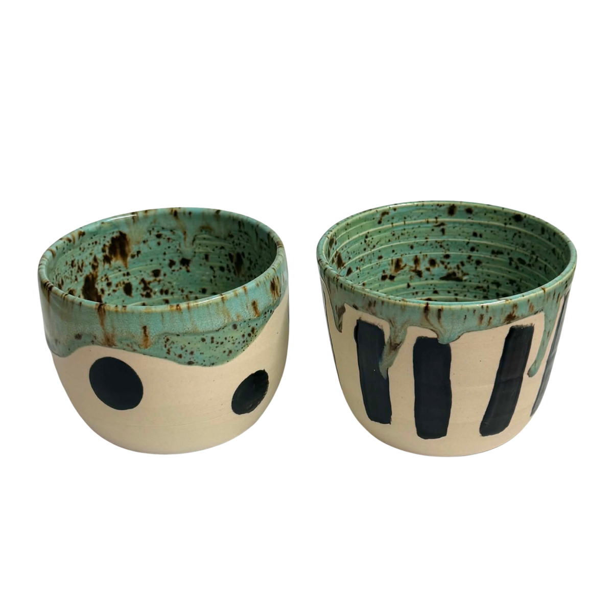 POTTERESS BY ALICIA - Mug - Spots or Stripes  - Spots