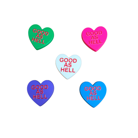 DWAYNSKI.3D - "GOOD AS HELL" - CONVERSATION HEART MAGNETS