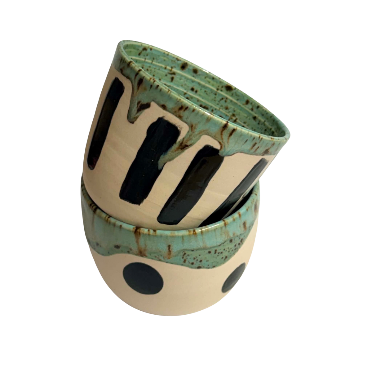 POTTERESS BY ALICIA - Mug - Spots or Stripes  - Spots
