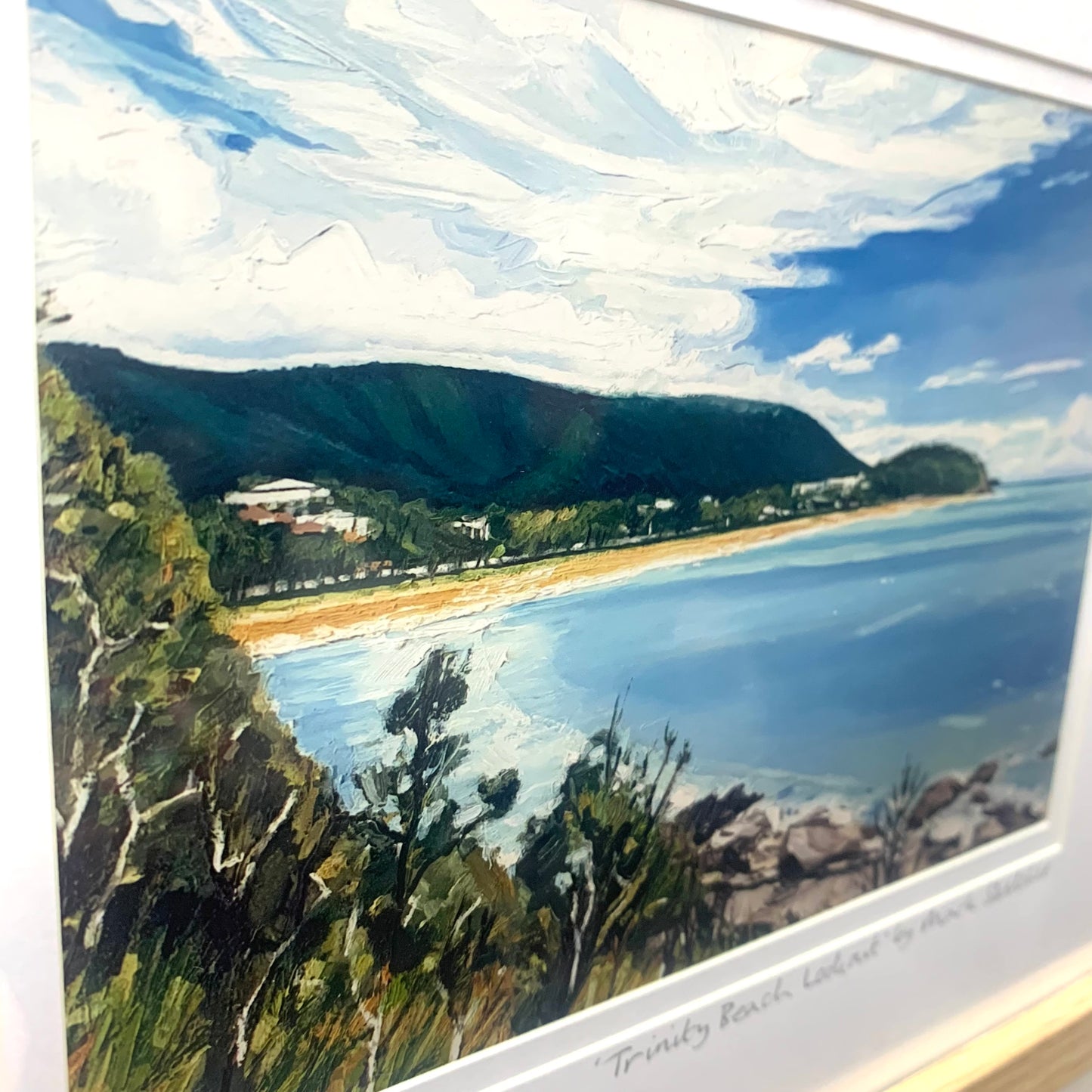 Mark Skelcher Artist - "Trinity Beach Lookout"- Framed Artist Print