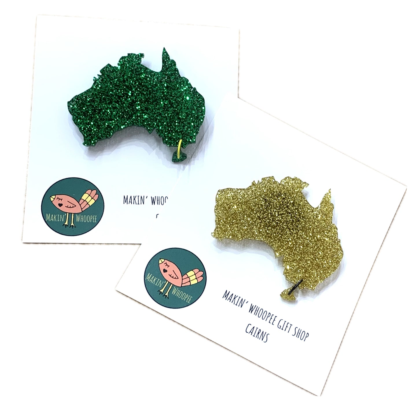 MAKIN' WHOOPEE - GOLD MAP- AUSSIE MAGNET