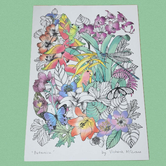 THE SCENIC ROUTE - "BOTANICA"- A4 ART PRINT