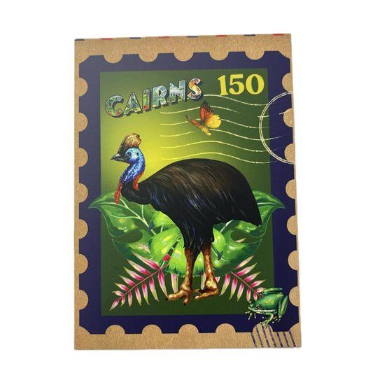 HAYLEY GILLESPIE - "CAIRNS CASSOWARY" POSTCARD