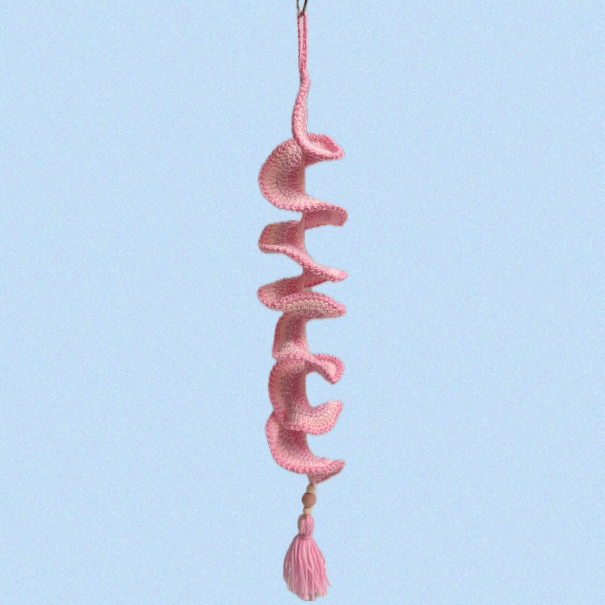 BEAKNITS- CROCHETED WHIRLY TWIRLER - Pinks