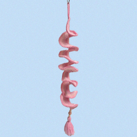 BEAKNITS- CROCHETED WHIRLY TWIRLER - Pinks