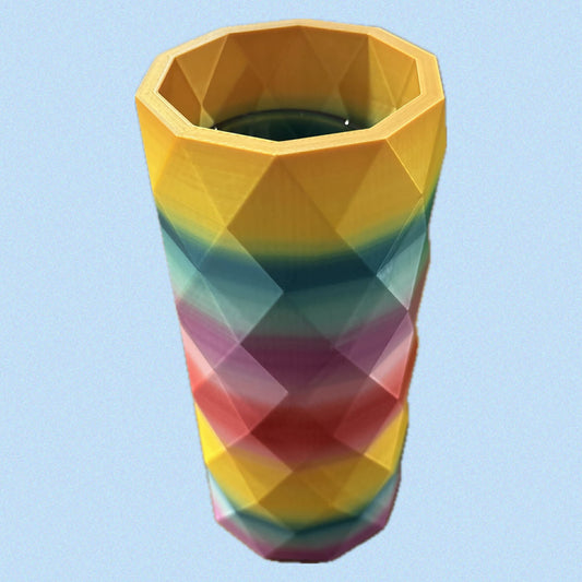 DWAYNSKI.3D - "Yadjin" Vase - Rainbow