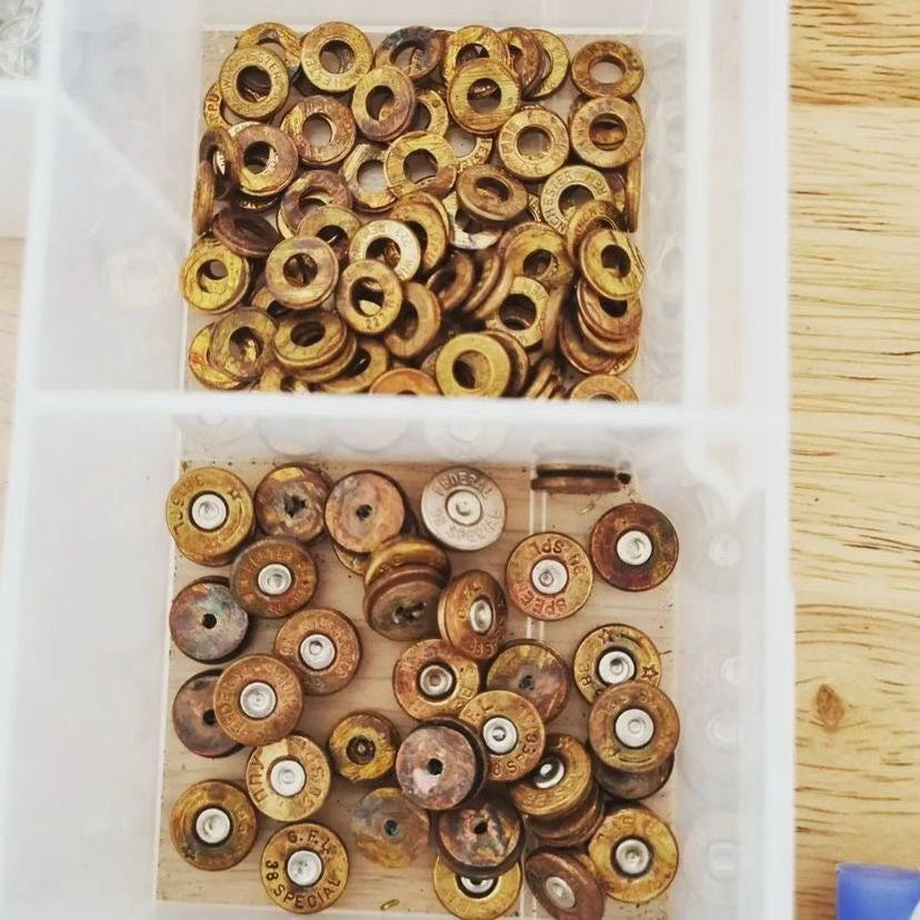 WILD BRASS- Small Studs- Black Swarovski Crystal