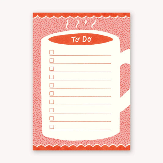 LAUREN SISSONS STUDIO- "Coffee To-Do List" - Magnetic Notepad