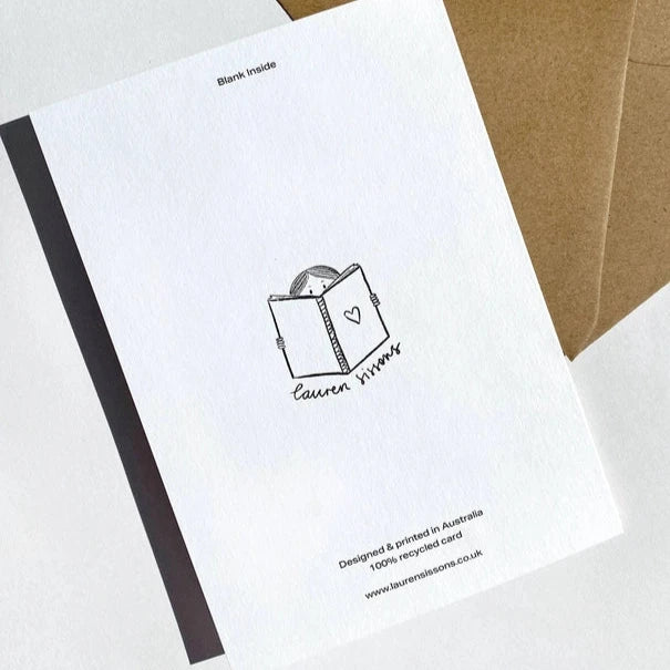 LAUREN SISSONS STUDIO- "Bon Voyage" Farewell Card