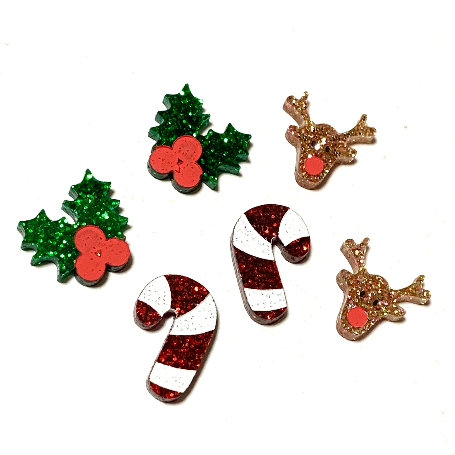 MAKIN' WHOOPEE - “CANDY CANE” CHRISTMAS STUDS