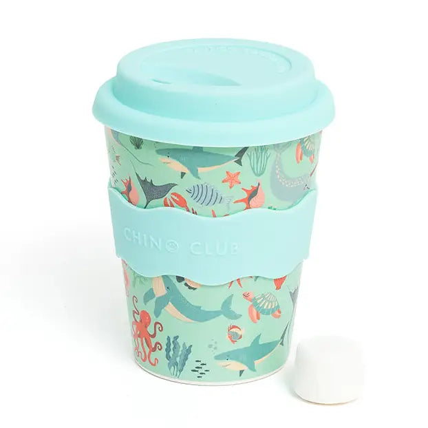 CHINO CLUB- Adult Reusable Cup 12 oz - Ocean