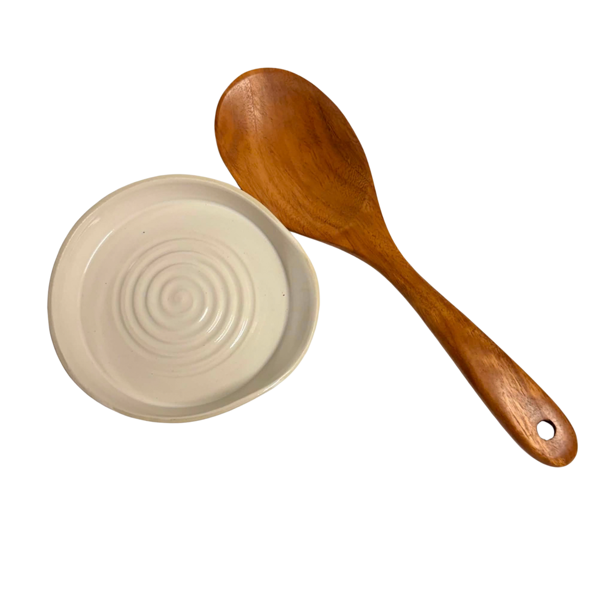 POTTERESS BY ALICIA - Spoon Rest - White
