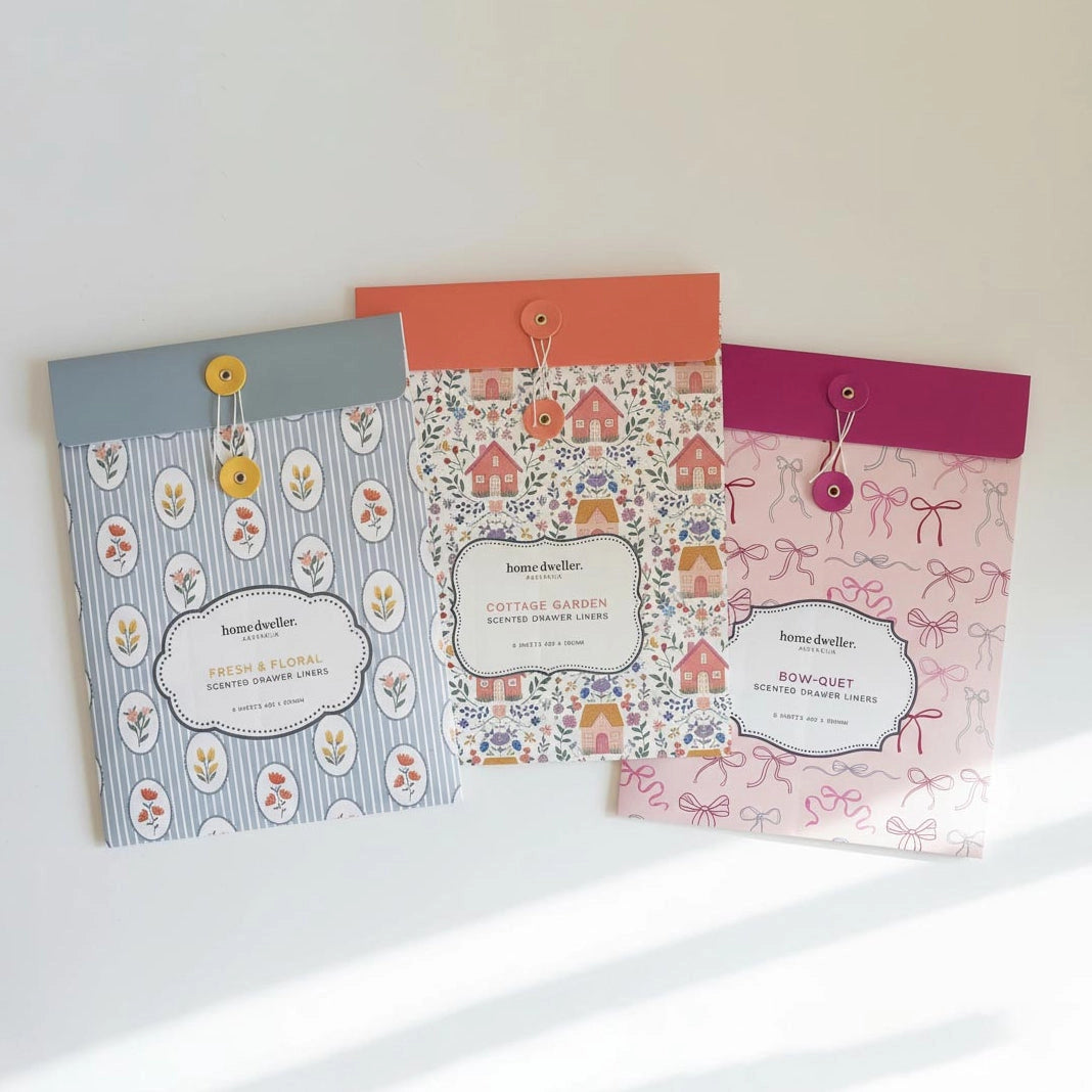 HOME DWELLER - Scented Drawer Liners - Bow-Quet