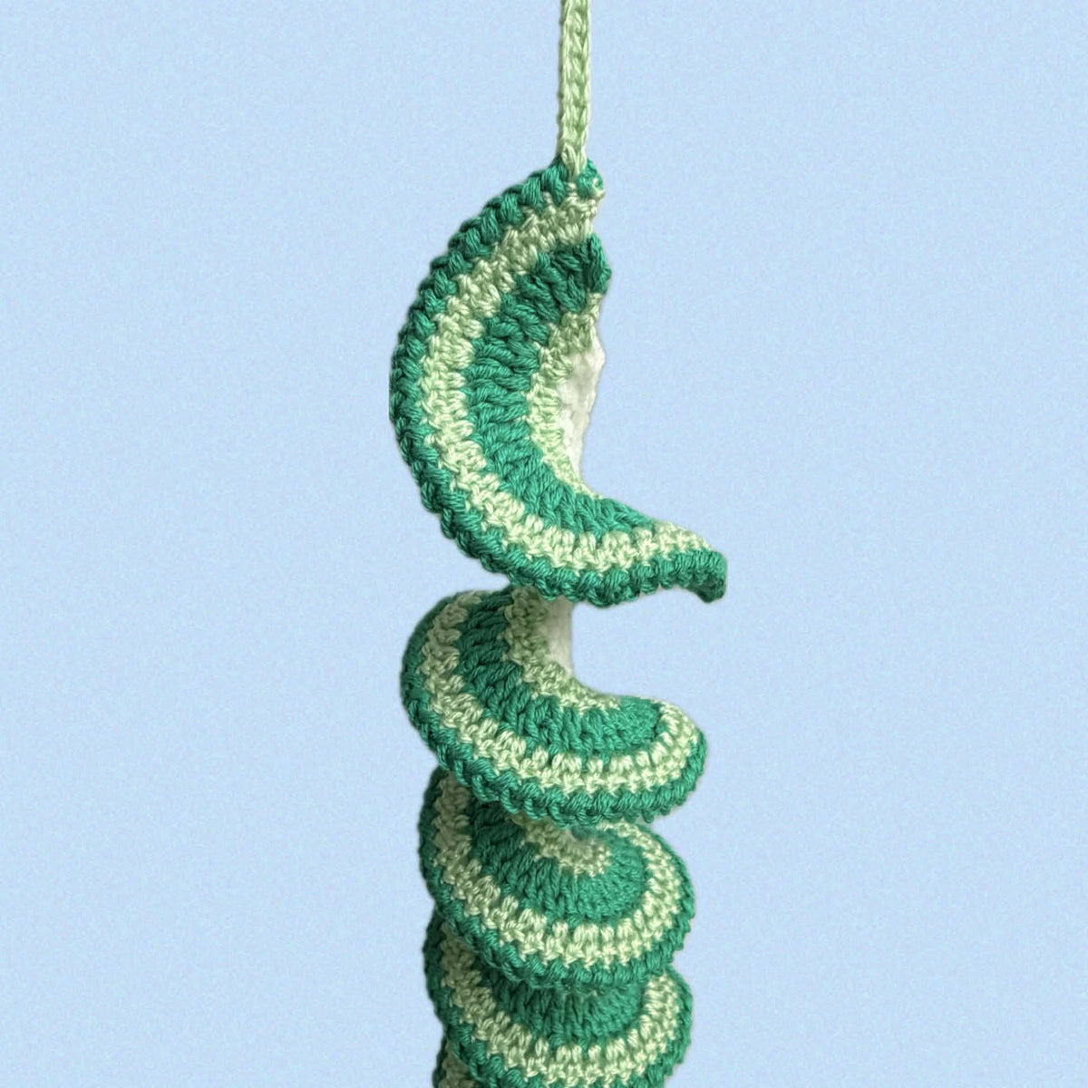 BEAKNITS- CROCHETED WHIRLY TWIRLER - Greens