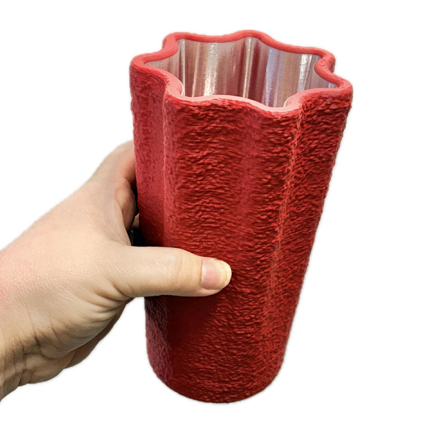 DWAYNSKI.3D - Claytis Vase - Red
