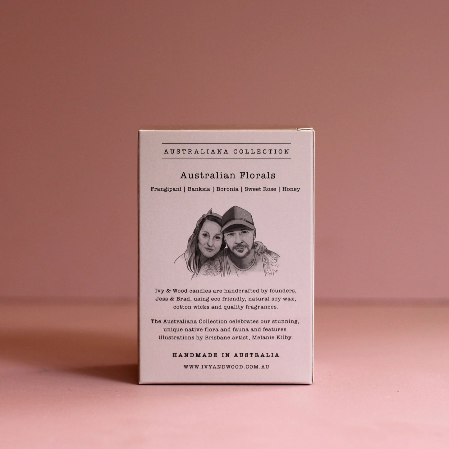 IVY & WOOD - Australian Florals Scented Candle - 'Australiana' Collection