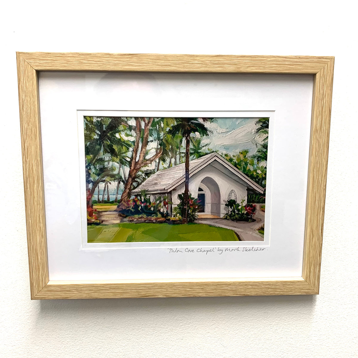 Mark Skelcher Artist - "Palm Cove Chapel"- Framed Artist Print