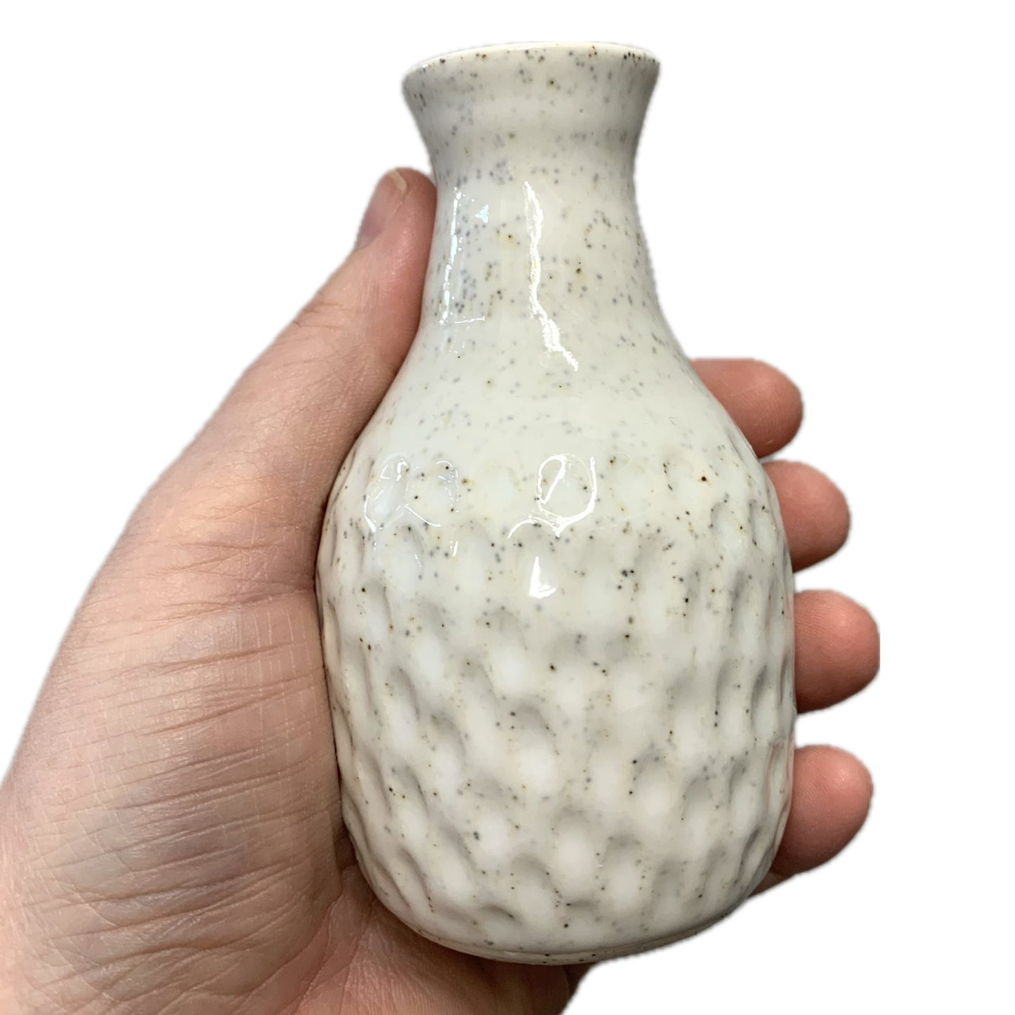 EARTH BY HAND- Small Dimple Vases- #1 Tallest