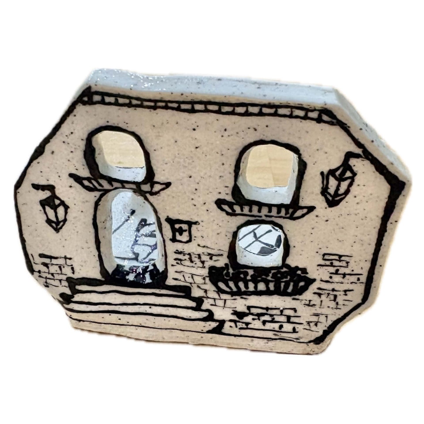 BELOVED POTTERY - Village - Tea Light/Jewelry Holder #1