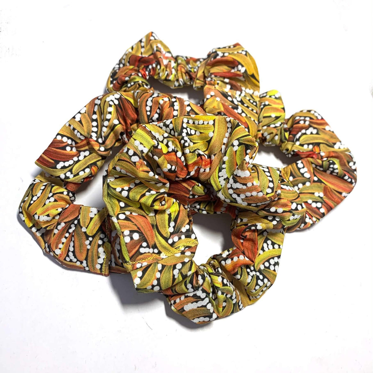 MUMMA WHOOPEE - "BUSH BANANAS" REGULAR SCRUNCHIES