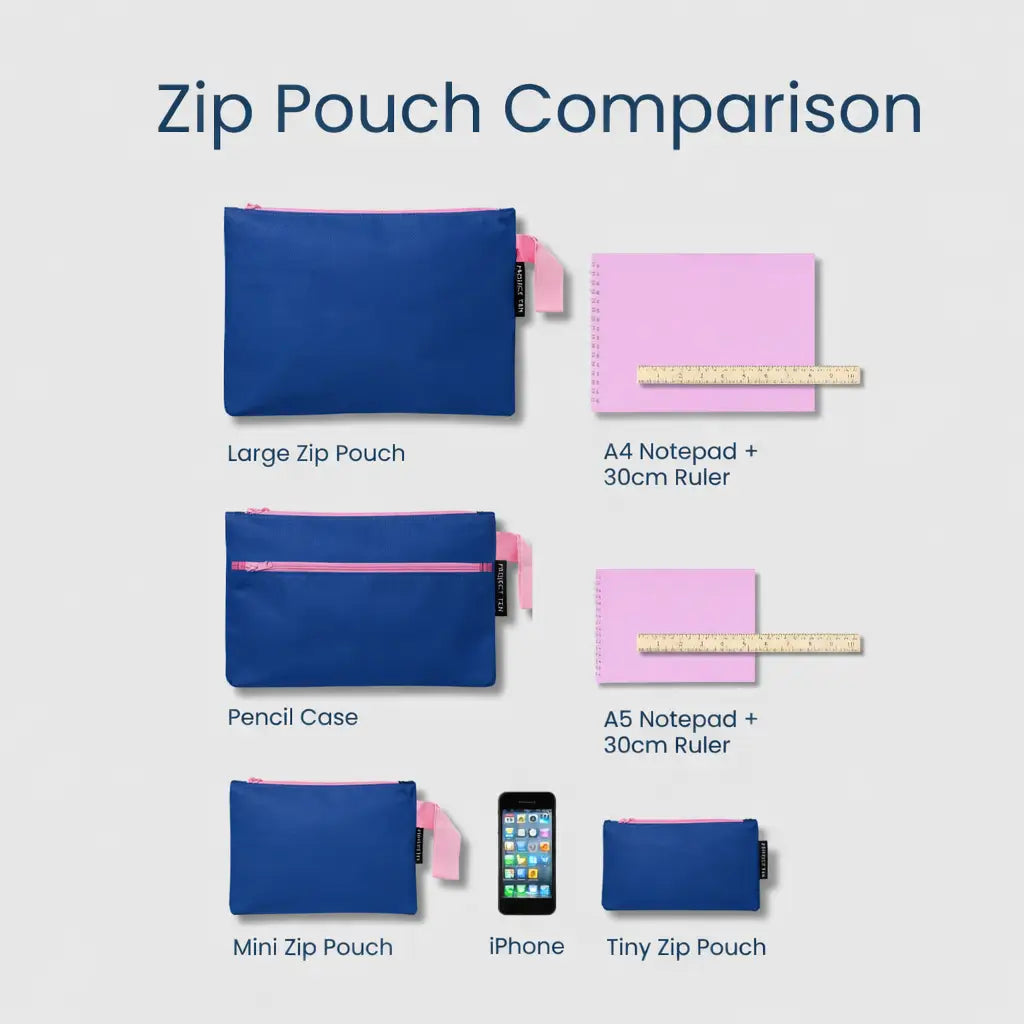 PROJECT TEN - "Wild Child" TINY Zip Pouch