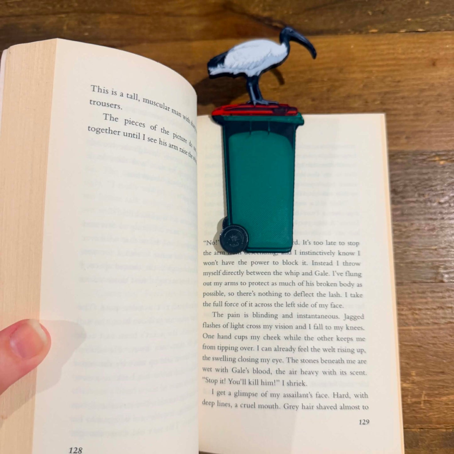 DWAYNSKI.3D - "Bin Chicken" (Ibis) Urban Birds Bookmark