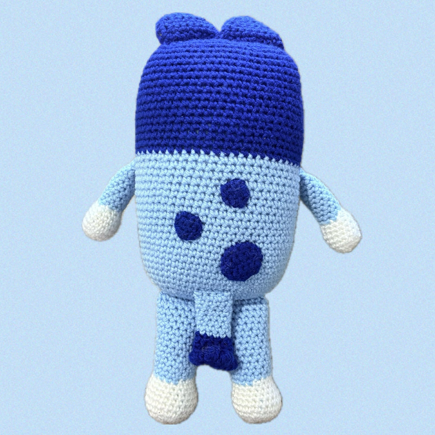 HOOKED BY JEN- BLUE DOG