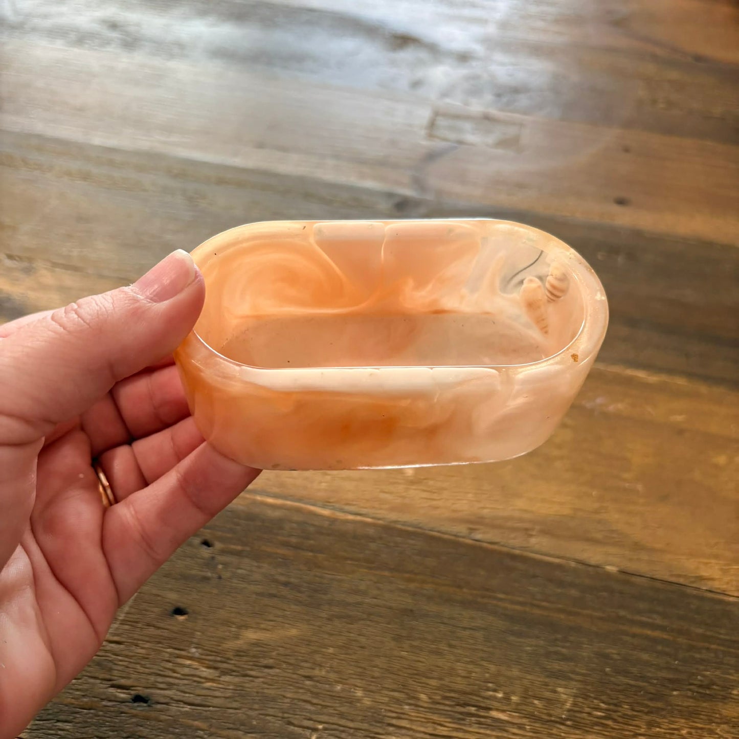 BRENDA STONE ART - Resin Oval Trinket Tray 1