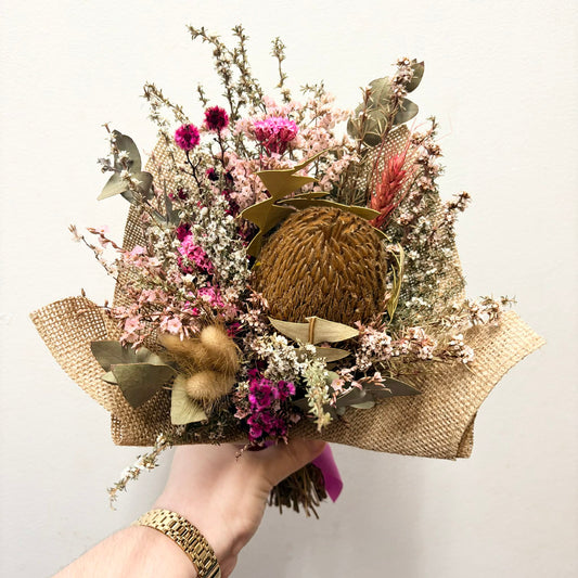 BEAUTIFUL POSY - Preserved Flower Posies Pinks