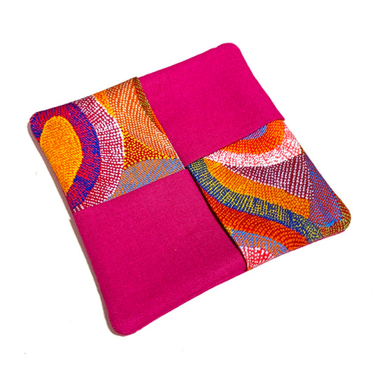 MUMMA WHOOPEE- single  WINE GLASS SLIPPER/COASTERS- WATER DREAMING