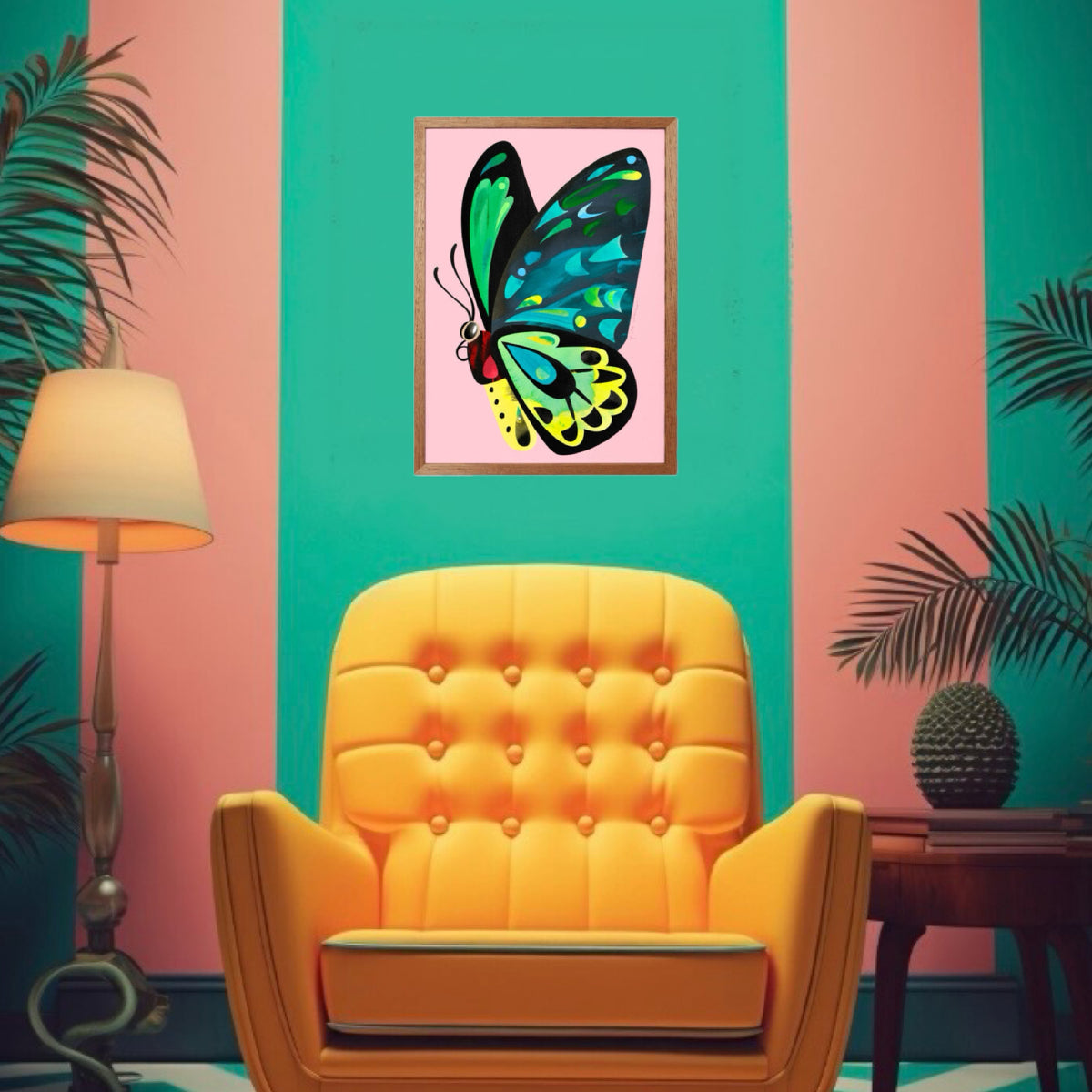 PETE CROMER - CAIRNS BIRDWING BUTTERFLY A4 FINE ART PRINT