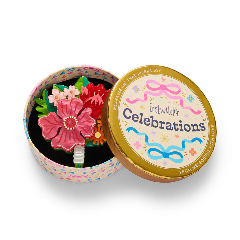ERSTWILDER - "PETALS FOR KEEPS" Brooch - CELEBRATIONS