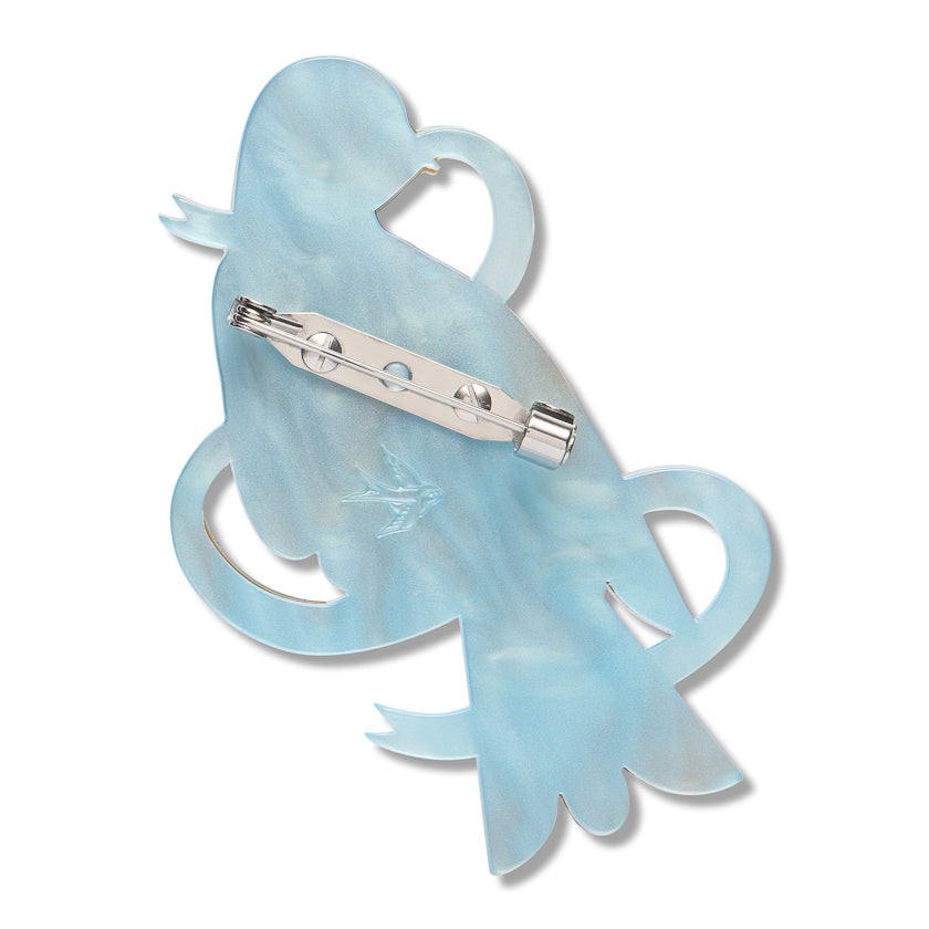 ERSTWILDER - "BLUE RIBBON DAYS" Brooch - CELEBRATIONS