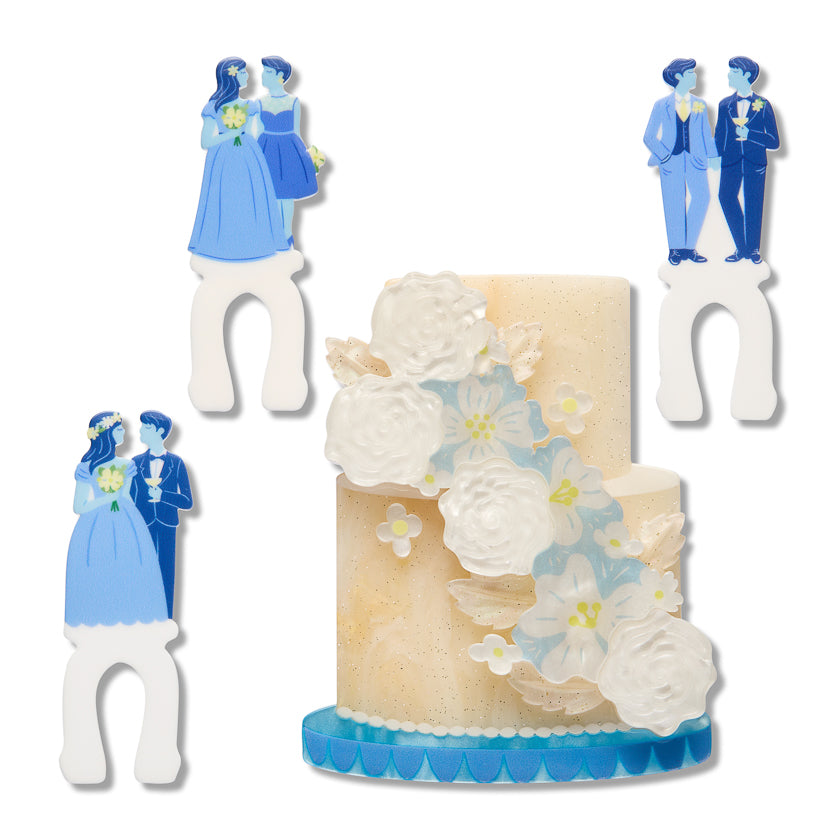 ERSTWILDER - "LOVE ON TOP" Brooch - CELEBRATIONS