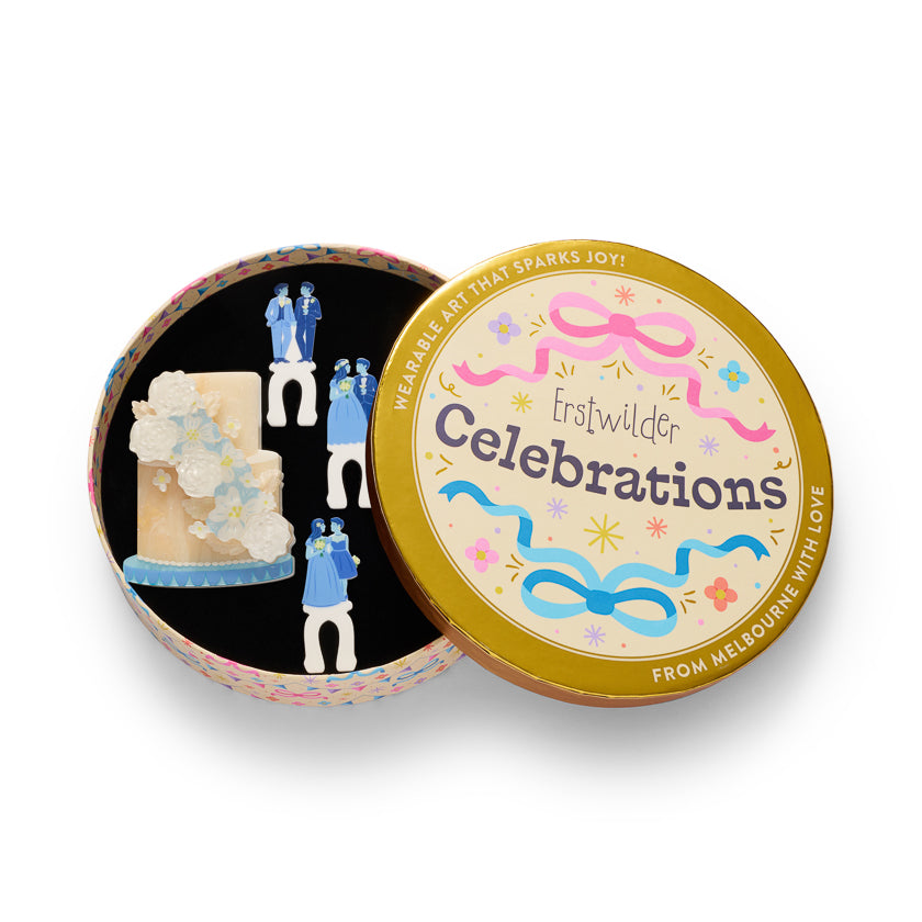ERSTWILDER - "LOVE ON TOP" Brooch - CELEBRATIONS