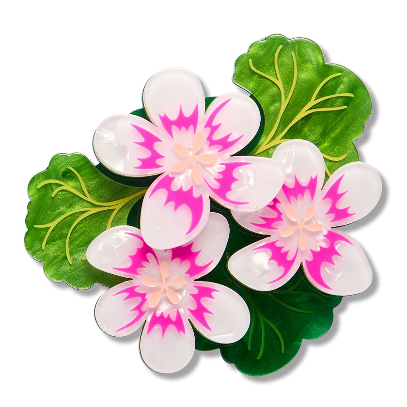 ERSTWILDER - "Austral Stork's-Bill" Brooch - ROYAL BOTANIC GARDENS VICTORIA