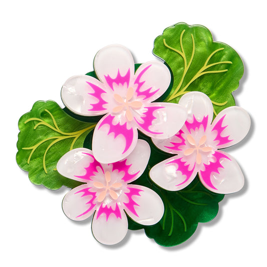ERSTWILDER - "Austral Stork's-Bill" Brooch - ROYAL BOTANIC GARDENS VICTORIA