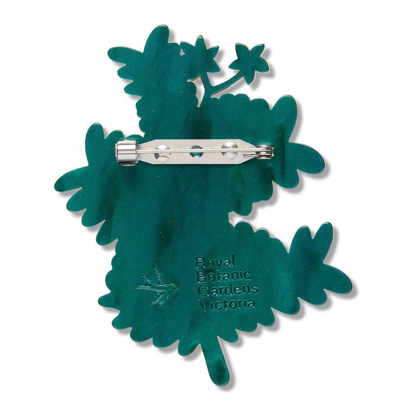 ERSTWILDER - "Sunshine Wattle" Brooch - ROYAL BOTANIC GARDENS VICTORIA