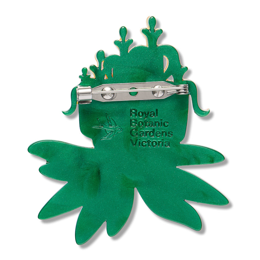 ERSTWILDER - " Long-flower Mistletoe" Brooch - ROYAL BOTANIC GARDENS VICTORIA
