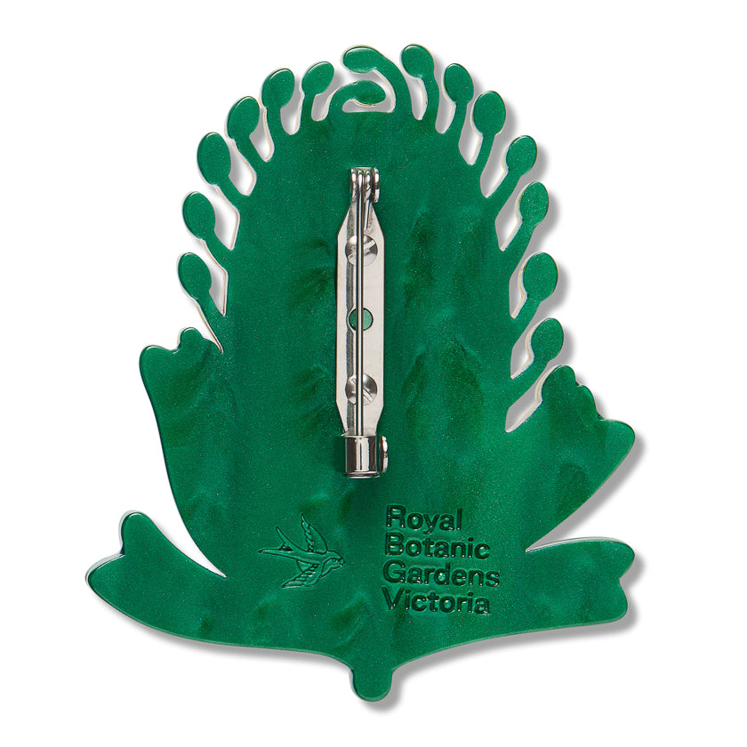 ERSTWILDER - "Mountain Banksia" Brooch - ROYAL BOTANIC GARDENS VICTORIA