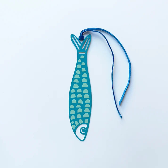DENZ & CO - Fishy Bookmark in Blues