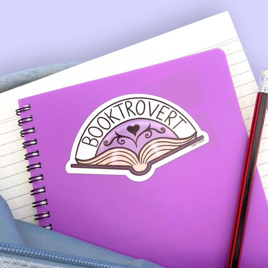 JUBLY-UMPH - "Booktrovert" - Sticker