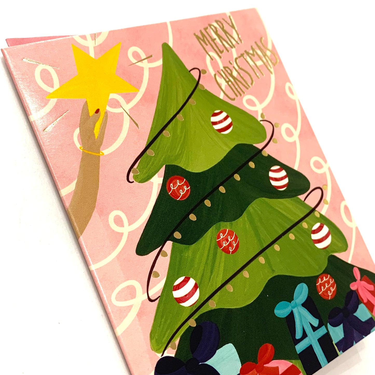 CANDLEBARK CREATIONS - "Tree Topper"- Single Christmas Cards