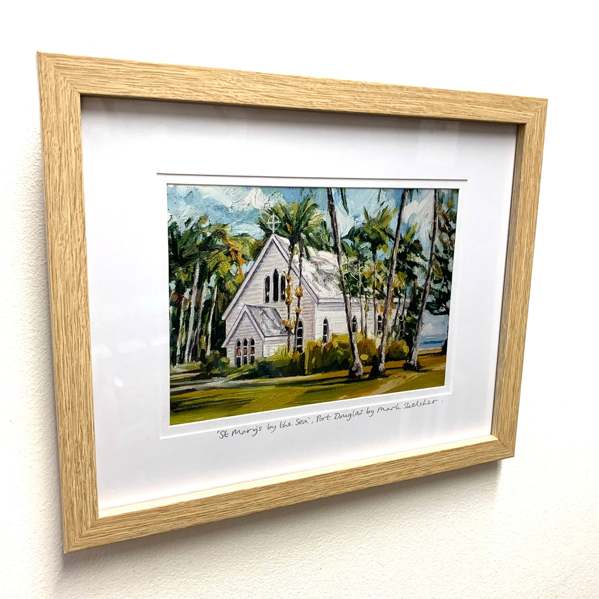 Mark Skelcher Artist - "St Mary's by the Sea, Port Douglas"- Framed Artist Print